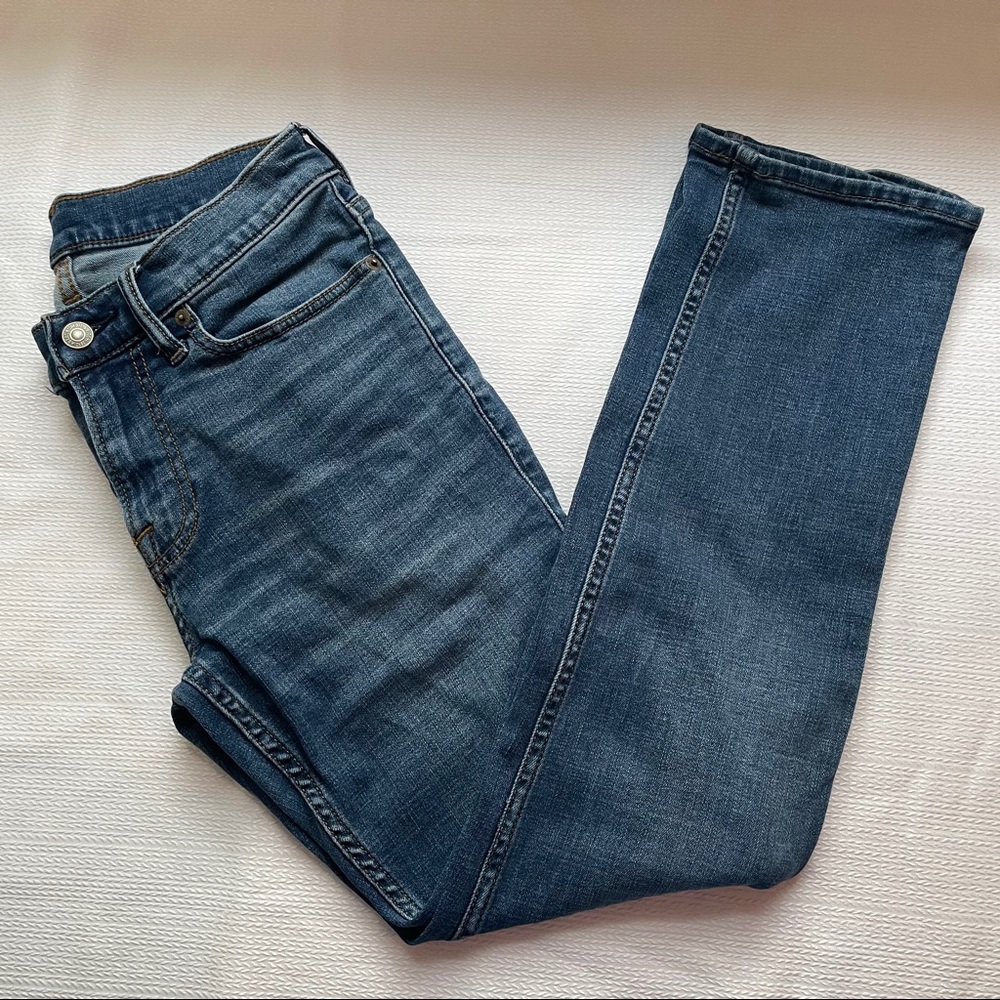 A&F Men's Kennan Straight Stretch Jeans 28x30